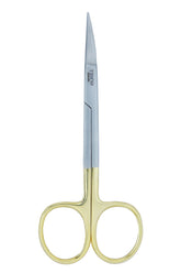 Tisco Lifecare Fine Scissor Curved with T.C., Pointed Tips – 4.5" (11 cm) Surgical Fine Scissors