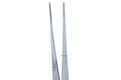 Fine Plain Forceps with Tungsten Carbide (T.C.) – Precision Surgical Forceps (6"–7")