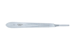 TISCO Lifecare Stainless Steel Scalpel Handles – No.3, No.4, Long, Round Grip, Angled, Bayonet, Lock Variants