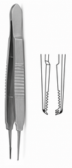 TISCO Lifecare Castroviejo Suture Forcep 0.50MM Teeth Straight – Precision Ophthalmic Microsurgical Instrument