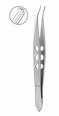 TISCO Lifecare Castroviejo Colibri Forcep Delicate 1×2 Teeth – Ultra-Precision Ophthalmic Microsurgical Instrumen