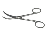 TISCO Lifecare Enucleation Scissor Full Curved Stainless Steel Ophthalmic Surgical Instrument