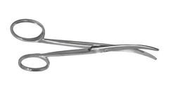 TISCO Lifecare Enucleation Scissor Half Curved Stainless Steel Ophthalmic Surgical Instrument