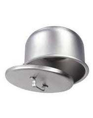 TISCO Lifecare Gallipot with Lid Cover 65x30 mm 2 Oz Stainless Steel Medical Bowl