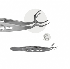 TISCO Lifecare Kramer Fixation Forceps 13 mm 1×2 Teeth Straight with Lock – High-Precision Instrument for Secure Tissue Stabilization