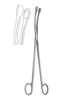 TISCO Lifecare Ovum Forceps Curved Cup 25cm (10 Inch) No. 1 Stainless Steel Surgical Instrument for Gynecological Use