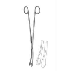 TISCO Lifecare Ovum Forceps Curved Cup 25cm (10 Inch) No. 2 Stainless Steel Surgical Instrument for Gynecological Use