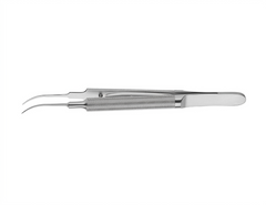 TISCO Lifecare Micro Tying Forceps Curved Small – Ultra-Precision Instrument for Delicate Microsurgical Suturing