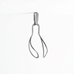 TISCO Lifecare Wrigley Obstetric Forceps Curved Stainless Steel Gynecological Surgical Instrument