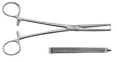 TISCO Lifecare Gwillian Hysterectomy Clamp Longitudinal Serrations 20cm (8") – Straight Surgical Instrument