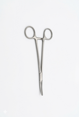 TISCO Lifecare Heaney Hysterectomy Clamps Curved Single Tooth 20cm (8") CVD – Premium Stainless Steel Surgical Instrument