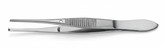 TISCO Lifecare Iris Forceps 1×2 Teeth Half Curved – Precision Ophthalmic Tissue Handling Instrument