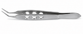 TISCO Lifecare Macpherson Forceps 5MM Angled 1×2 Teeth – Precision Ophthalmic Instrument for Secure Tissue Control