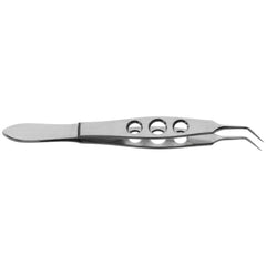 TISCO Lifecare Kelman Macpherson Forceps 10mm Straight 1x2 Teeth – Precision Ophthalmic Surgical Instrument