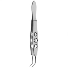TISCO Lifecare Kelman Macpherson Forceps 10mm Straight 1x2 Teeth – Precision Ophthalmic Surgical Instrument