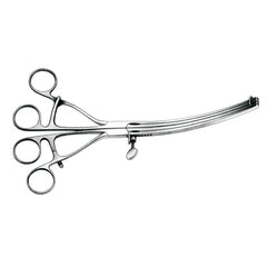 TISCO Lifecare Lane’s Twin Anastomosis Clamp Curved Stainless Steel Surgical Instrument