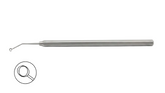 TISCO Lifecare Nightangle Capsule Polishing Curette 1.75mm Stainless Steel Ophthalmic Surgical Instrument
