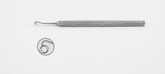 TISCO Lifecare Nightangle Capsule Polishing Curette left Stainless Steel Ophthalmic Surgical Instrument
