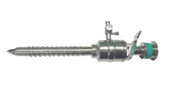TISCO Lifecare Spiral Trocar Cannula 5.5mm, 10mm Stainless Steel Laparoscopic Instrument