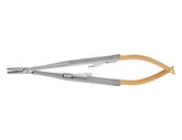 TISCO Lifecare Castroviejo Needle Holder with Lock with Tungsten Carbide 7 Inch Straight (Round)