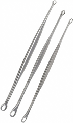 TISCO Lifecare Uterine Curette Double Ended Sharp/Blunt – Size 3 | Premium Stainless Steel Gynecology Surgical Instrument