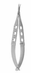 TISCO Lifecare Castroviejo Corneal Scissor Blunt Tip Full Curved – Precision Ophthalmic Instrument for Safe and Controlled Corneal Dissection