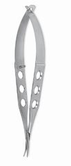 TISCO Lifecare Micro Corneal Scissor Slightly Curved (Hole) – Precision Ophthalmic Instrument for Controlled Corneal Dissection