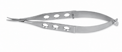 TISCO Lifecare Castroviejo Corneal Scissor Blunt Tip Full Curved – Precision Ophthalmic Instrument for Safe and Controlled Corneal Dissection