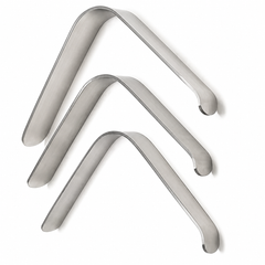 TISCO Lifecare Lacks (L Shape) Tongue Depressor Stainless Steel ENT Surgical Instrument