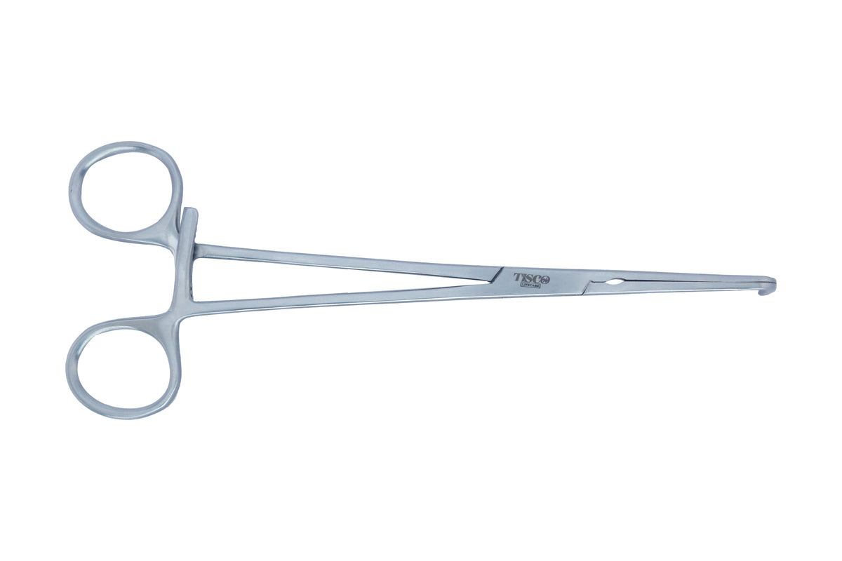 Tisco Lifecare Atraumatic AtraUgrip Mixter Forceps – Curved Right-Angle Hemostatic Clamp (6", 8", 10")