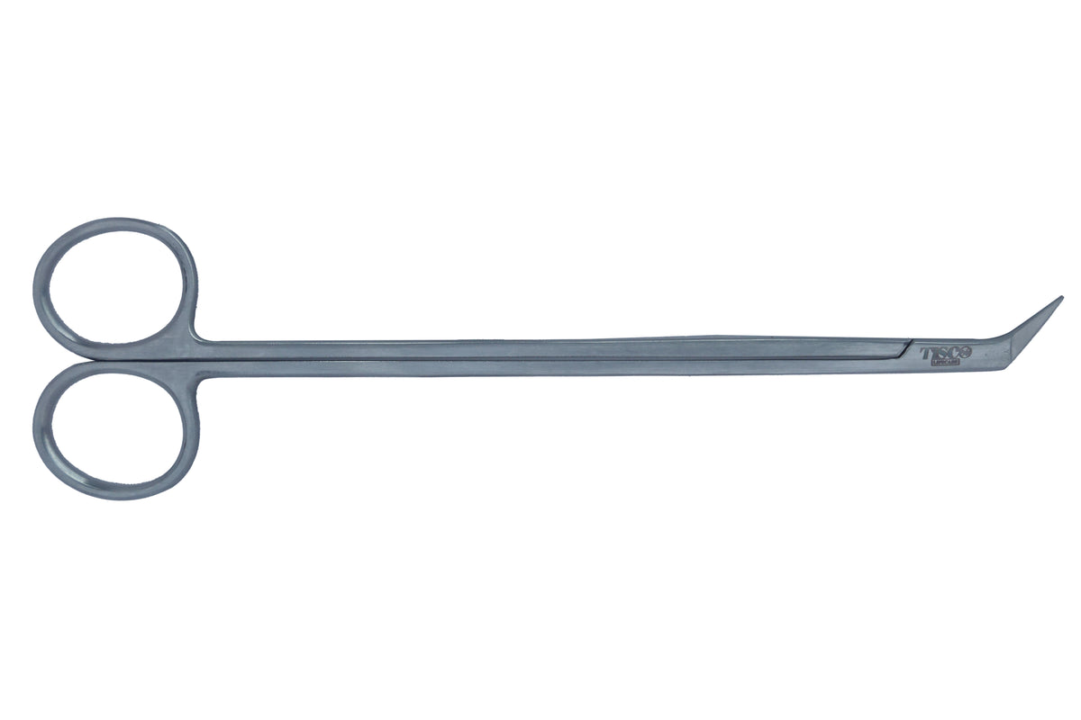Tisco Lifecare Dietrich Pott Scissors – 18cm/7" – Angled Surgical Scissor (25°–125°)