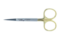 Tisco Lifecare Strabismus Scissors With T.C. — Straight & Curved 4" | Ophthalmic Precision Scissors