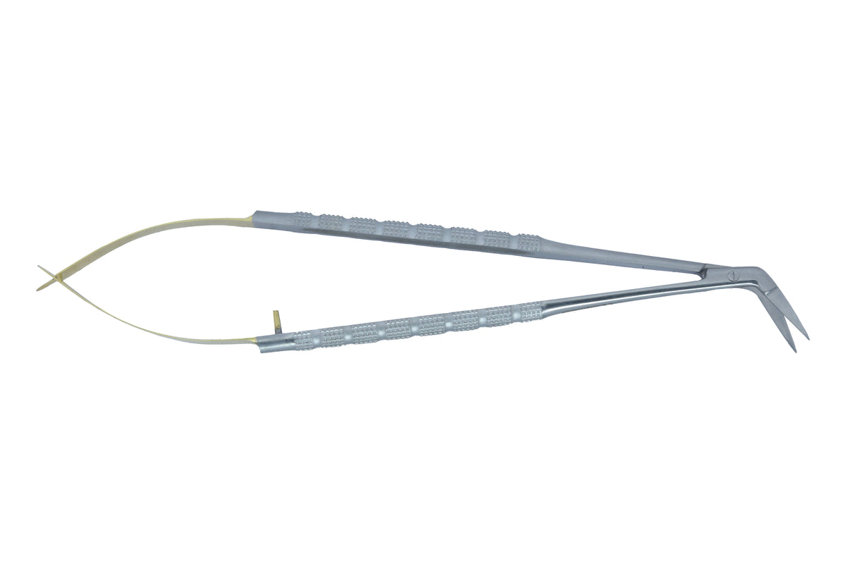 Tisco Lifecare Castroviejo Pott Spring Action Scissor with T.C. – 18cm (7") – Multiple Angles (25°, 45°, 60°, 90°, 125°)