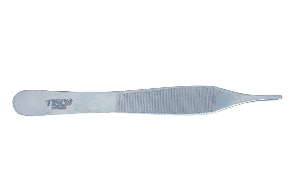 Adson Plain Forceps – Surgical Tissue Forceps (4"–8") | Stainless Steel Non-Toothed