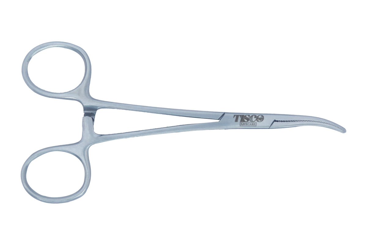 Tisco Lifecare Dandy Side Curved Artery Forceps – Surgical Hemostatic Forceps (5"–6.25")