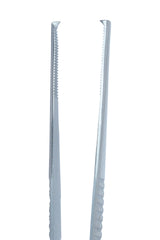 Bonney Heavy Forceps – Plain & Toothed (18 cm / 7") | Surgical Tissue Forceps | Stainless Steel