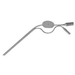 TISCO Lifecare Angled Micro Suction Tip 22G x 7.5 CM Stainless Steel Surgical Instrument