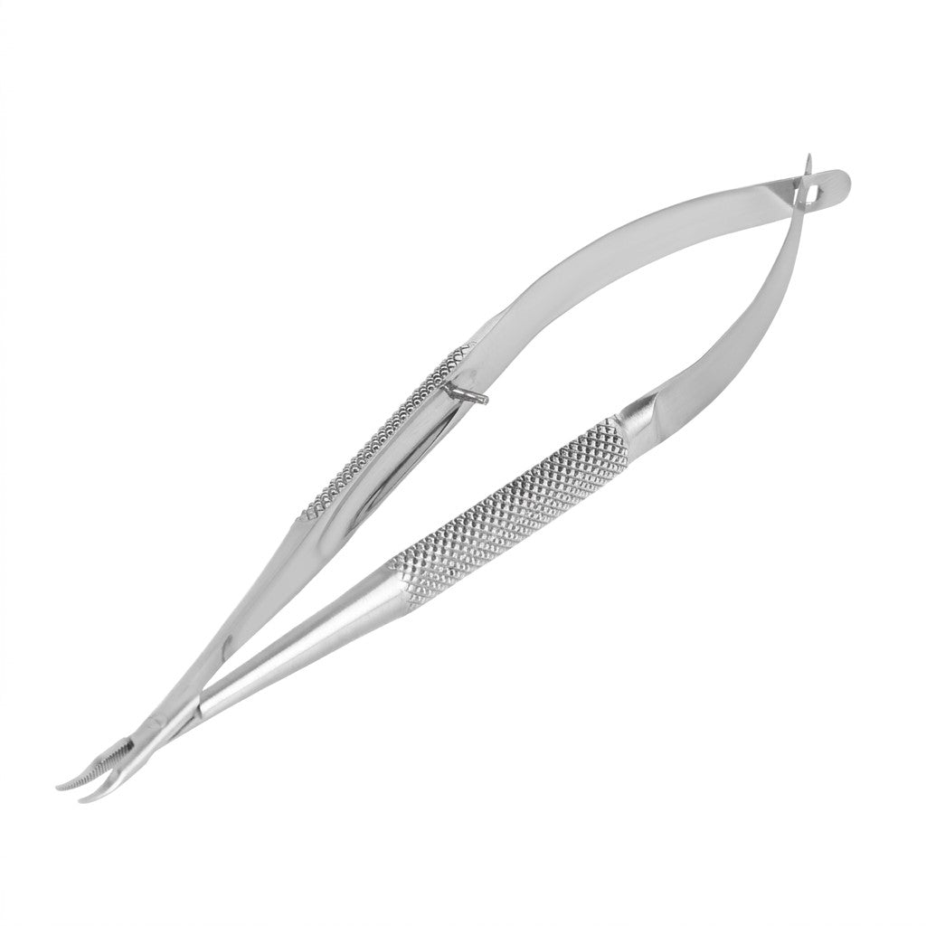 TISCO Lifecare Barraquer Needle Holder Standard Model Without Lock – Precision Ophthalmic Microsurgical Instrument