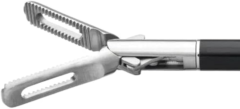 TISCO Lifecare Bowel / Fenestrated Grasper Medium Stainless Steel Laparoscopic Surgical Instrument