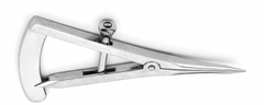 TISCO Lifecare Castroviejo Caliper Curved (CVD) – Precision Surgical Measuring Instrument