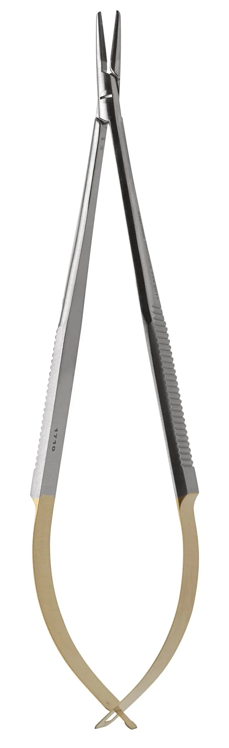 TISCO Lifecare Castroviejo Needle Holder Without Lock Tungsten Carbide 7 Inch Straight (Round)