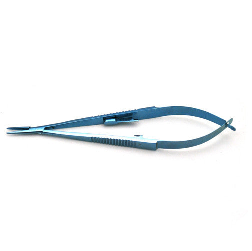 TISCO Lifecare TITANIUM CASTROVIEJO NEEDLE HOLDER  ROUND 6" WITH LOCK STR