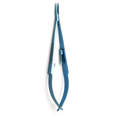 TISCO Lifecare TITANIUM CASTROVIEJO NEEDLE HOLDER ROUND 7" WITH LOCK STR
