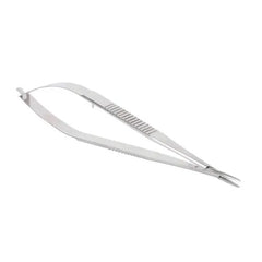 Castroviejo-Barraquer Needle Holder Without Lock – Straight & Curved (Round) 5″–8″