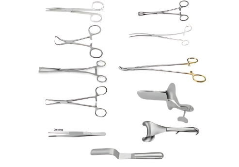 TISCO Lifecare Cervical Biopsy Instrument Set (14 Pcs) – Premium & Medium Gynecological Surgical Kit