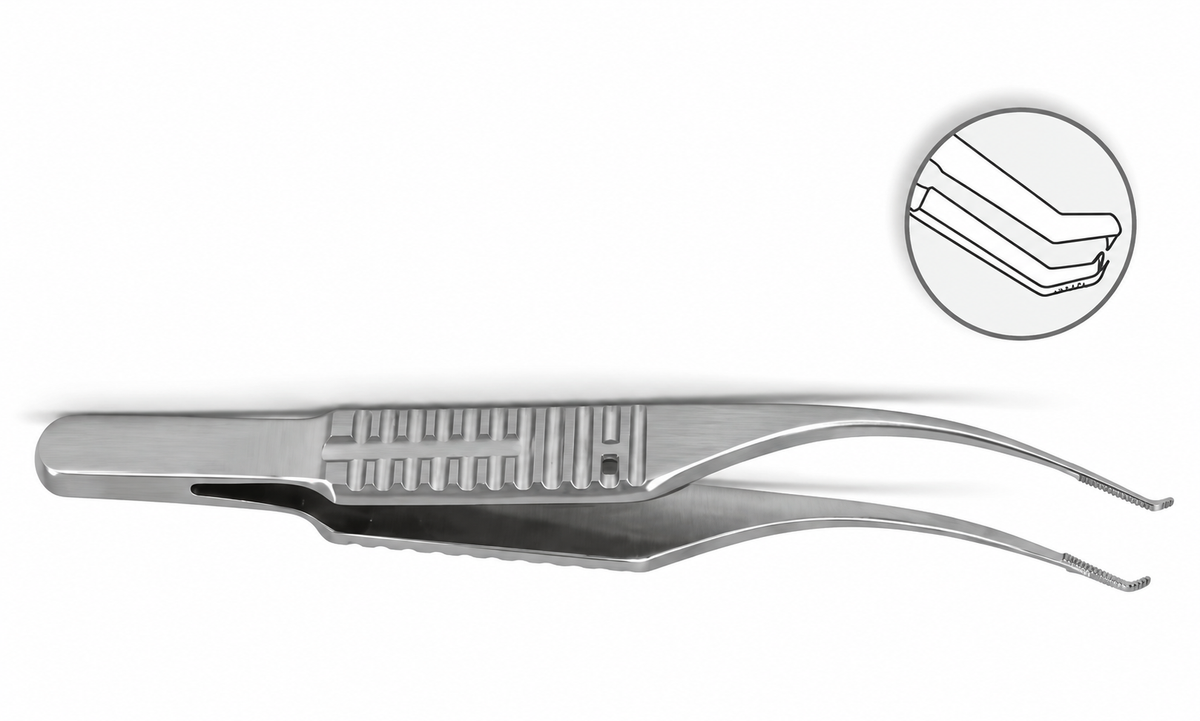 TISCO Lifecare Barraquer Colibri Forcep 0.20MM Teeth – High-Precision Ophthalmic Microsurgical Instrument