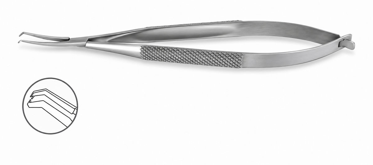 TISCO Lifecare Girard Colibri Forcep 1×2 Teeth with Tying Platform – Precision Ophthalmic Microsurgical Instrument