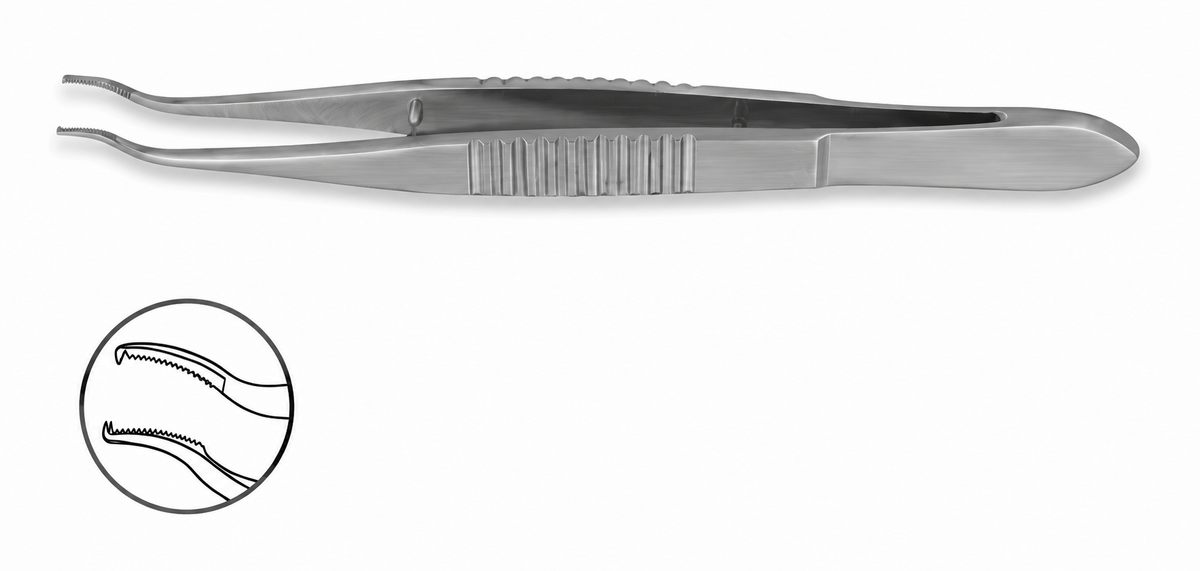 TISCO Lifecare Lim’s Corneal Forceps 1×2 Teeth Small – Precision Ophthalmic Microsurgical Instrument