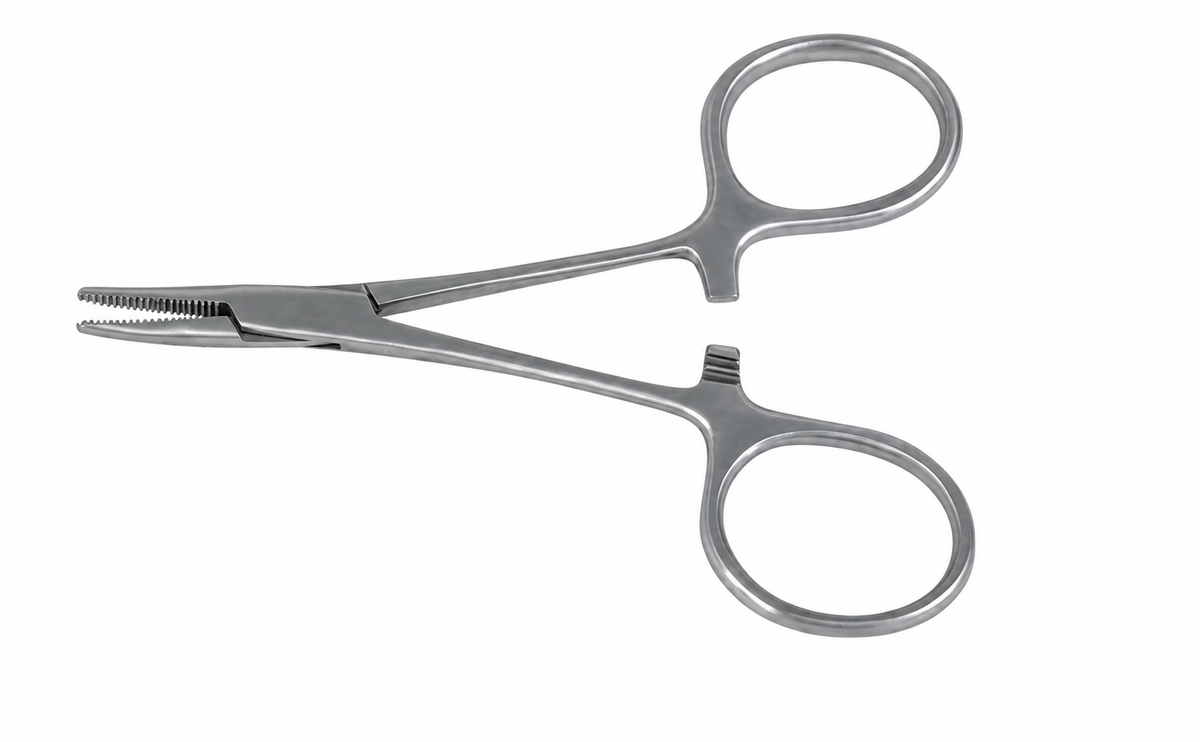 TISCO Lifecare Hartmann Mosquito Forceps 3.5" Delicate Curved – Precision Hemostatic Surgical Instrument