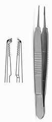 TISCO Lifecare Castroviejo Suture Forcep 0.12MM Teeth Straight – Precision Ophthalmic Microsurgical Instrument